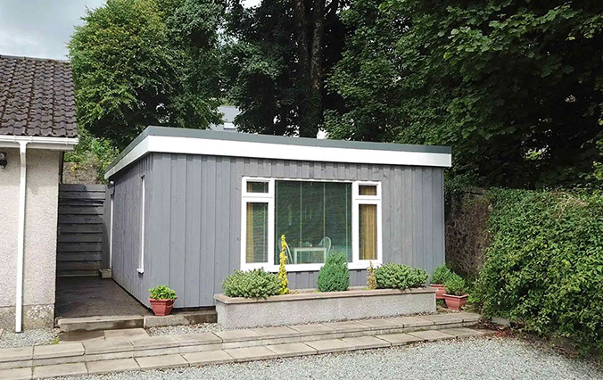 Our Apartment Accommodation in Portree has Secure Parking for Guests