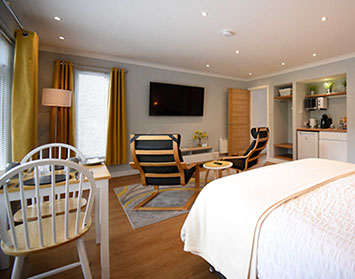 Medina Accommodation in Portree contains a large Smart TV with Netflix at our Apartment