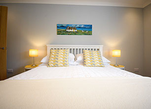 Medina Accommodation contains a King Size Double Bedroom