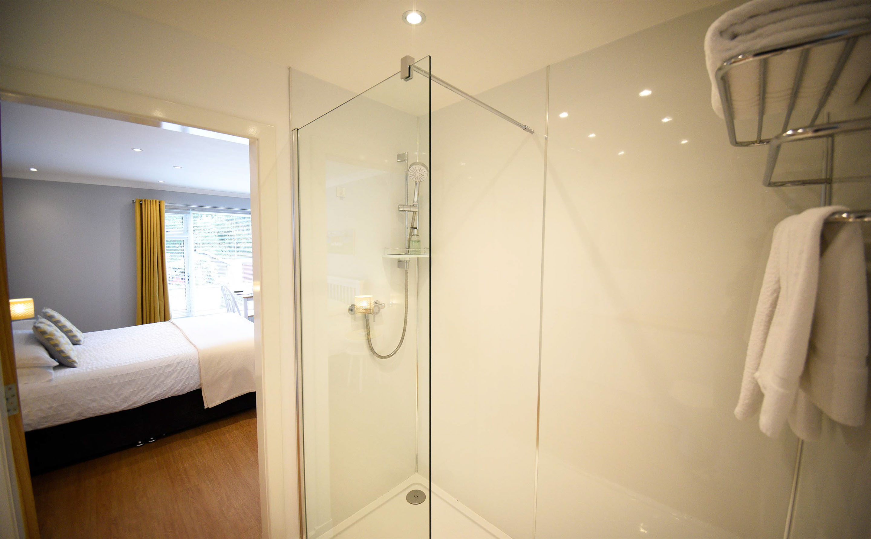 Our Apartment in Portree contains a Shower Room with Heated Towel Rail