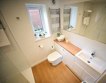 Medina Accommodation contains a large En Suite Shower Room