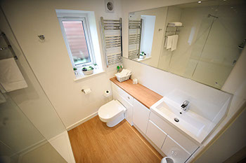 Medina Accommodation contains a large En Suite Shower Room